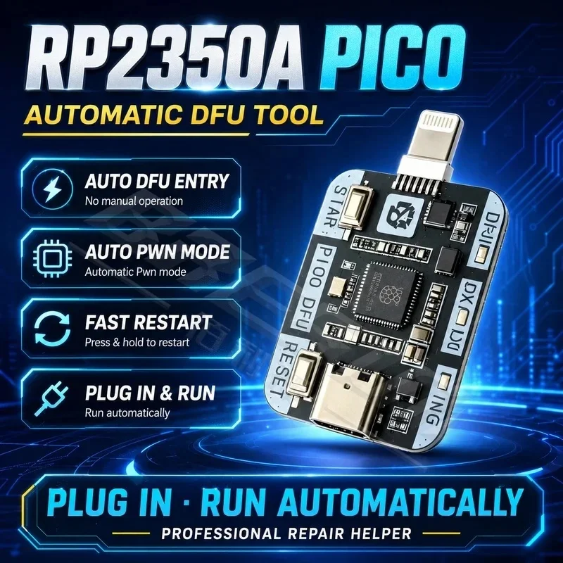 (Newly Upgraded) RP2350 USB A RP2350A One Click DFU Restart Data Enter Recovery Mode IPhoneXR-11PM Repair image 3