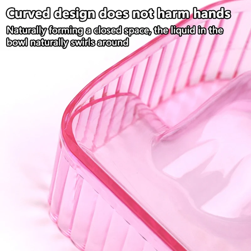 Ciotola per ammollo per unghie Acrilico Soak Off Gel Polish Dip Powder Remover Ciotola per manicure per la casa Ciotola per nail art Mani Gel Soak Off