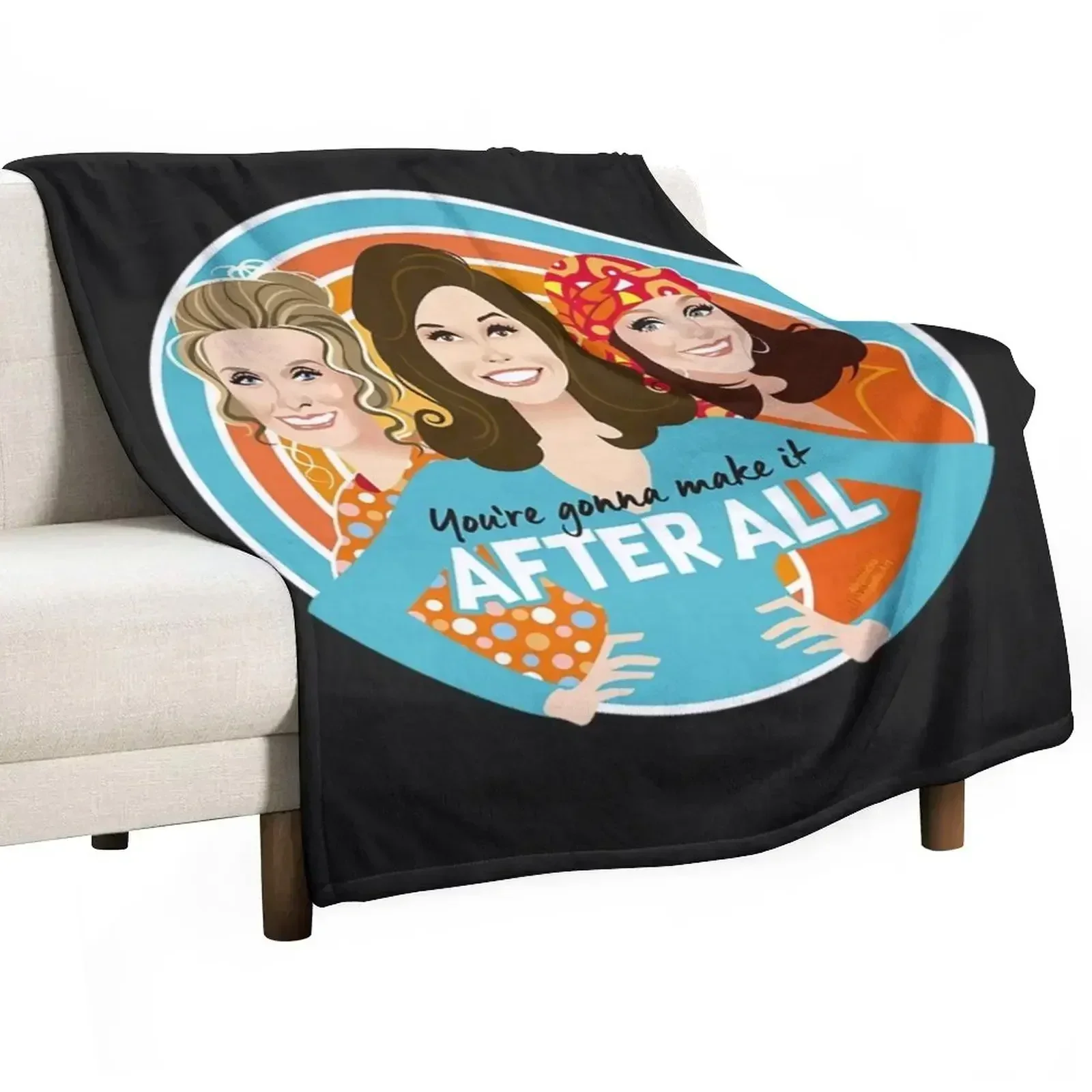 Mary Tyler Moore T-ShirtAfter all! Throw Blanket Hairy Thins Summer Beddings Luxury Thicken Tourist Comforter Blankets