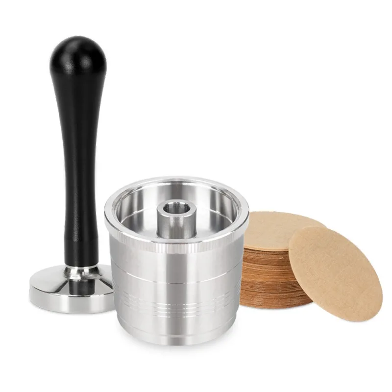 Coffee capsule cup with filter paper pressing hammer set for sale, suitable for illy X1 X7 X9 Y1.1 Y3 Y9