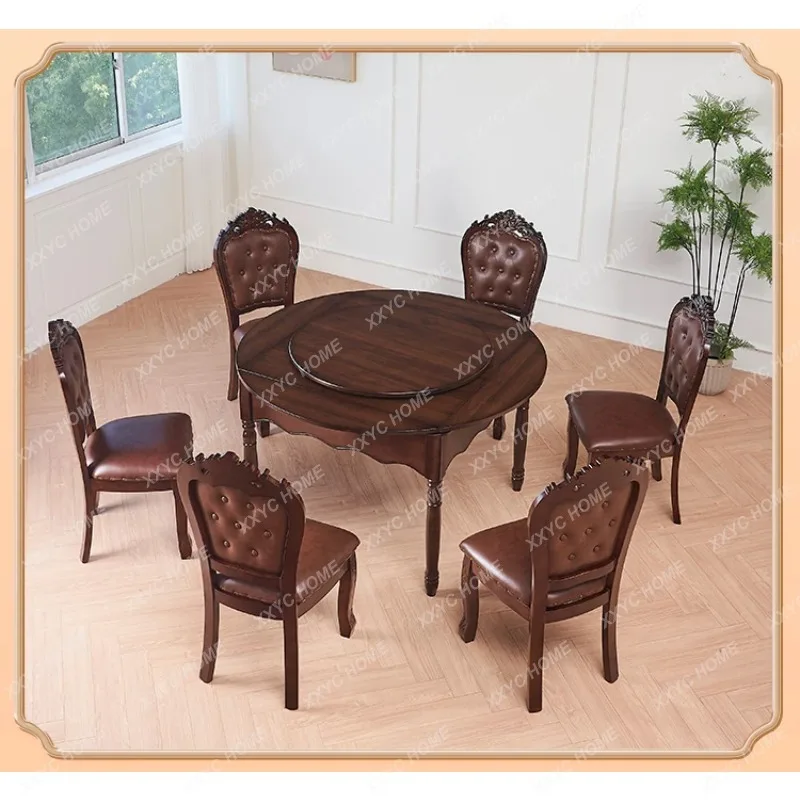 JYSolid mahjong machine Automatic dining table Dual-purpose household electric mahjong table