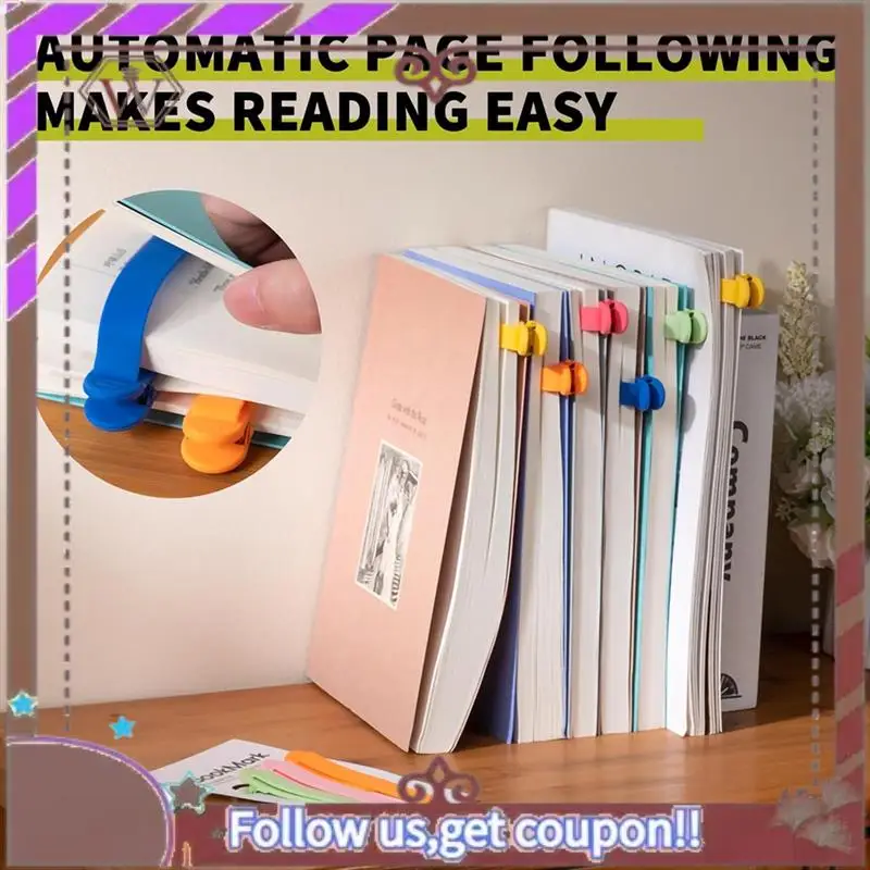 أحدث علامات الكتاب لقراءة النساء، 6 قطع من ملحقات الكتب الملونة، مشبك الإشارة المرجعية، الإشارات المرجعية للنساء، الهدايا