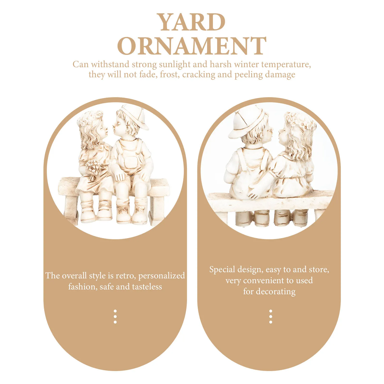 

Смола для мальчиков и девочек, садовый декор, украшение для двора, украшение для двора, ремесло из смолы, уличная декоративная статуя, мини-статуэтка для двора, декор