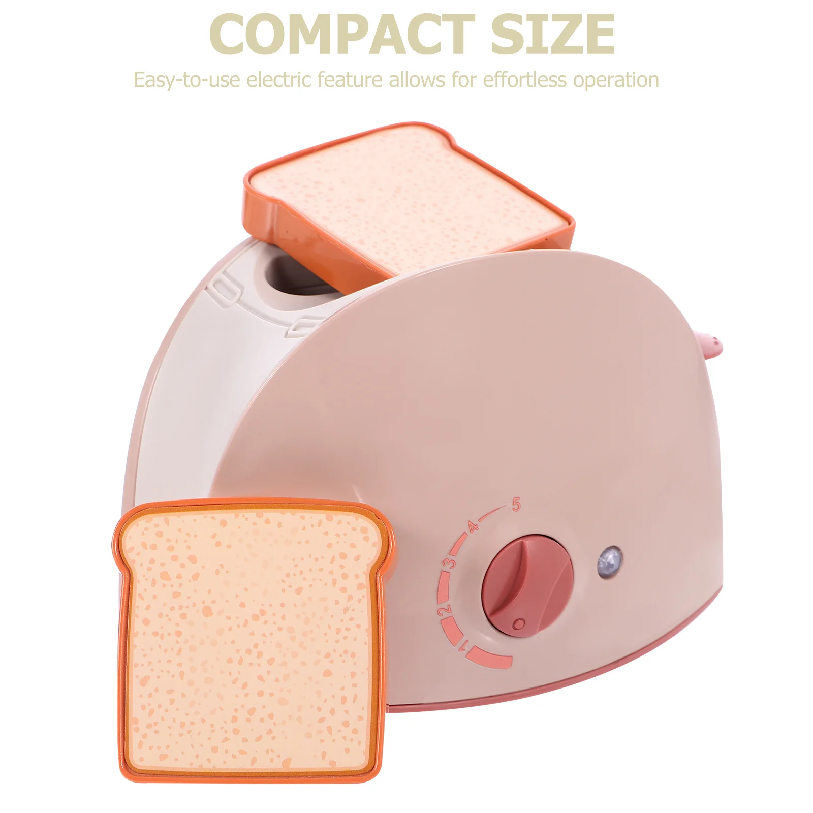 Electric Bread Maker Toy Realistic Mini Toaster Kids Kitchen Appliance Pretend Play Game Safe Materials Simulation Toys For