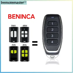 TO.GO 2WV / TO.GO 2VA Garage Door Remote Compatible with BENINCA TO.GO 2VA 4VA 2WV 4WV 433MHz Handheld Transmitter