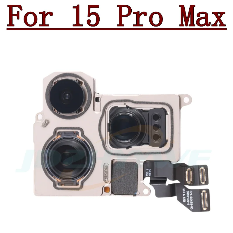 100% Tested Rear Camera For iPhone 15 Pro Max 15pro 15 Plus Back Facing Main Camera Flex Cable Mobile Phone Replacement Parts