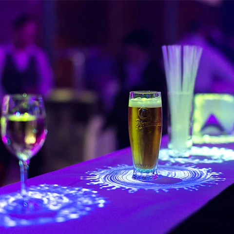 Magic basic version interactive beer bar used for clients to play interactive games