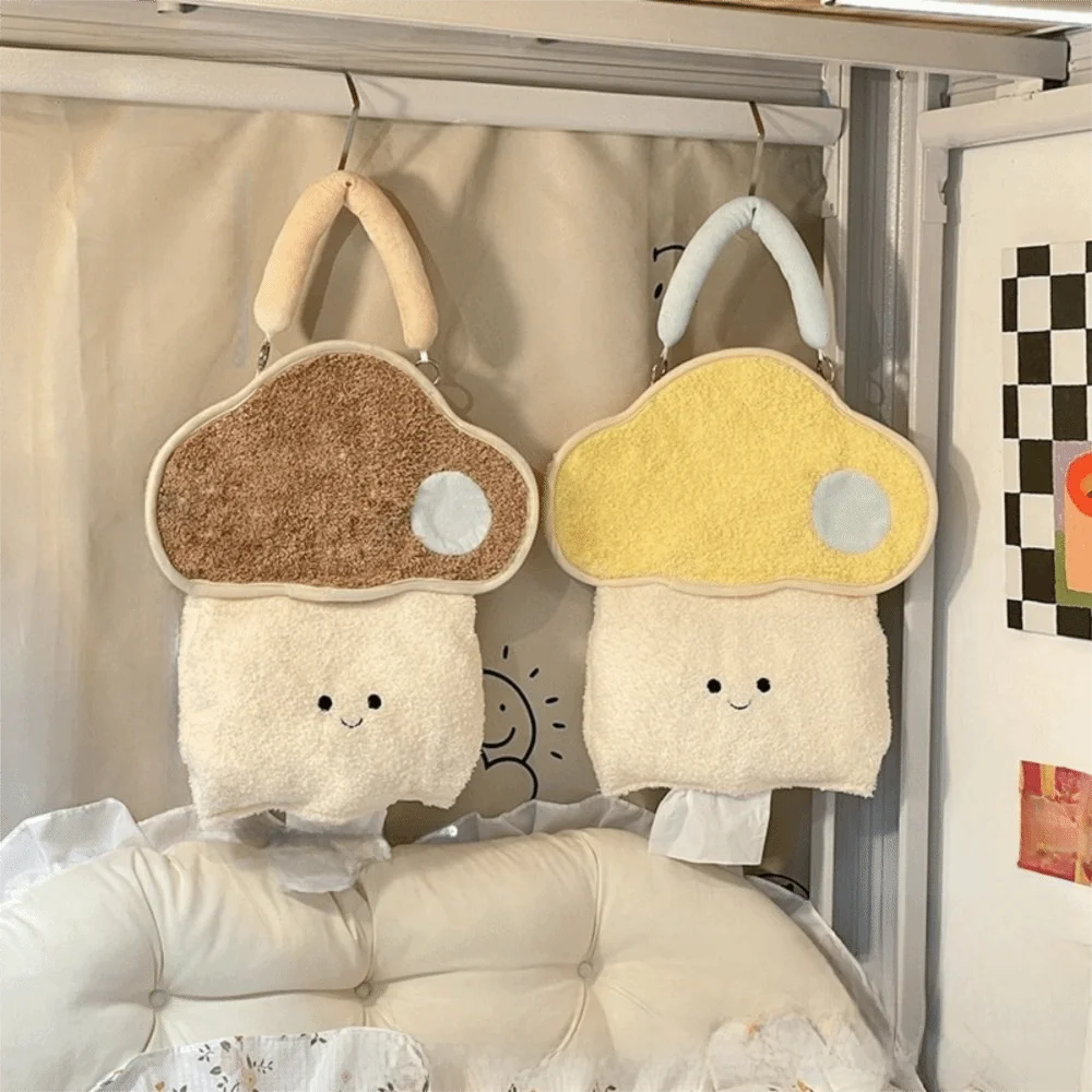

Cloud-shaped Portable Tissue Cover Top Handle Detachable Hanging Tissue Bag Space Saving Decorative Car Tissue Holder Kitchen