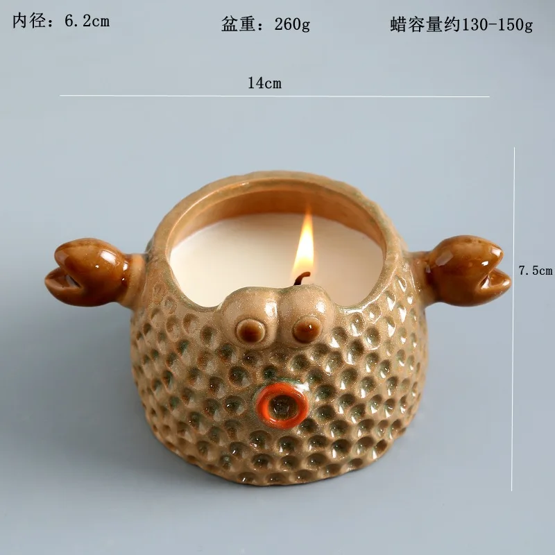 Big pliers crab cute niche creative ornament ceramic home atmosphere lying