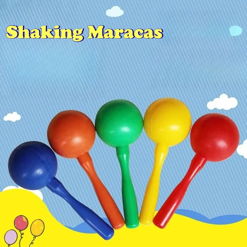 

Набор из 10 пластиковых маракасов для детей: развивающий музыкальный инструмент для тренировки ритма и развития интереса к музыке