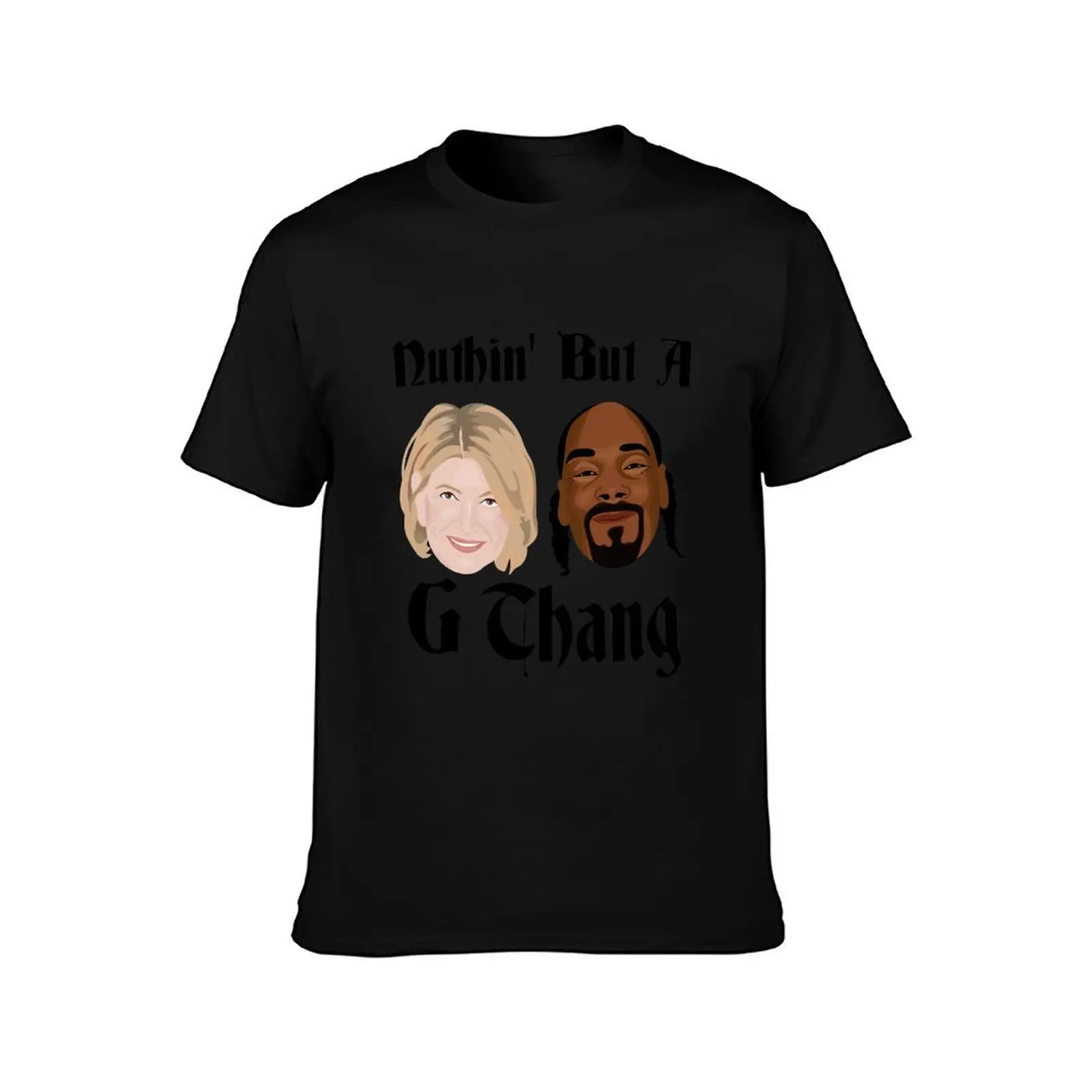 Snoop And Martha G Thang T-Shirt Basic Simple Casual Short Sleeve Tee T-Shirt
