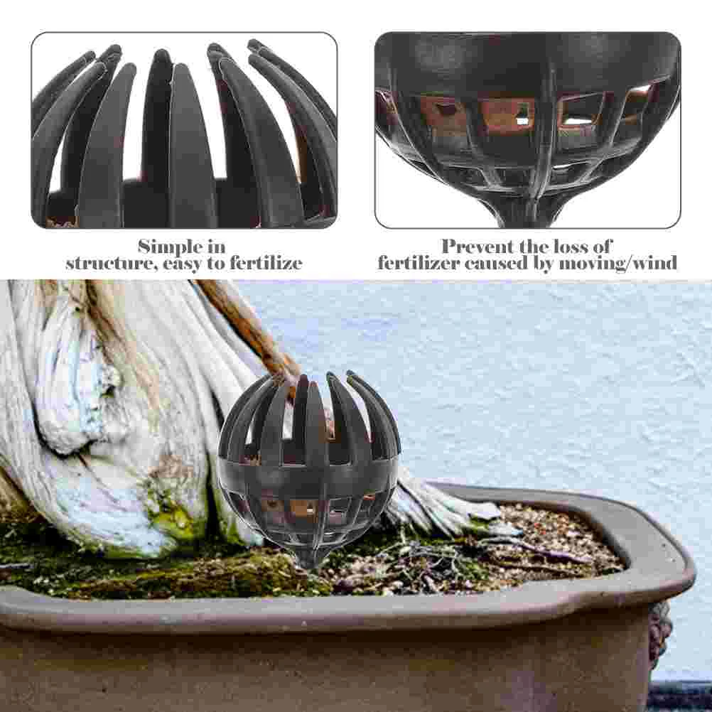 20 Pcs Box Plastic Basket Automatic Planting Holder Cover Bonsai Fertilization Container Mini Gardening