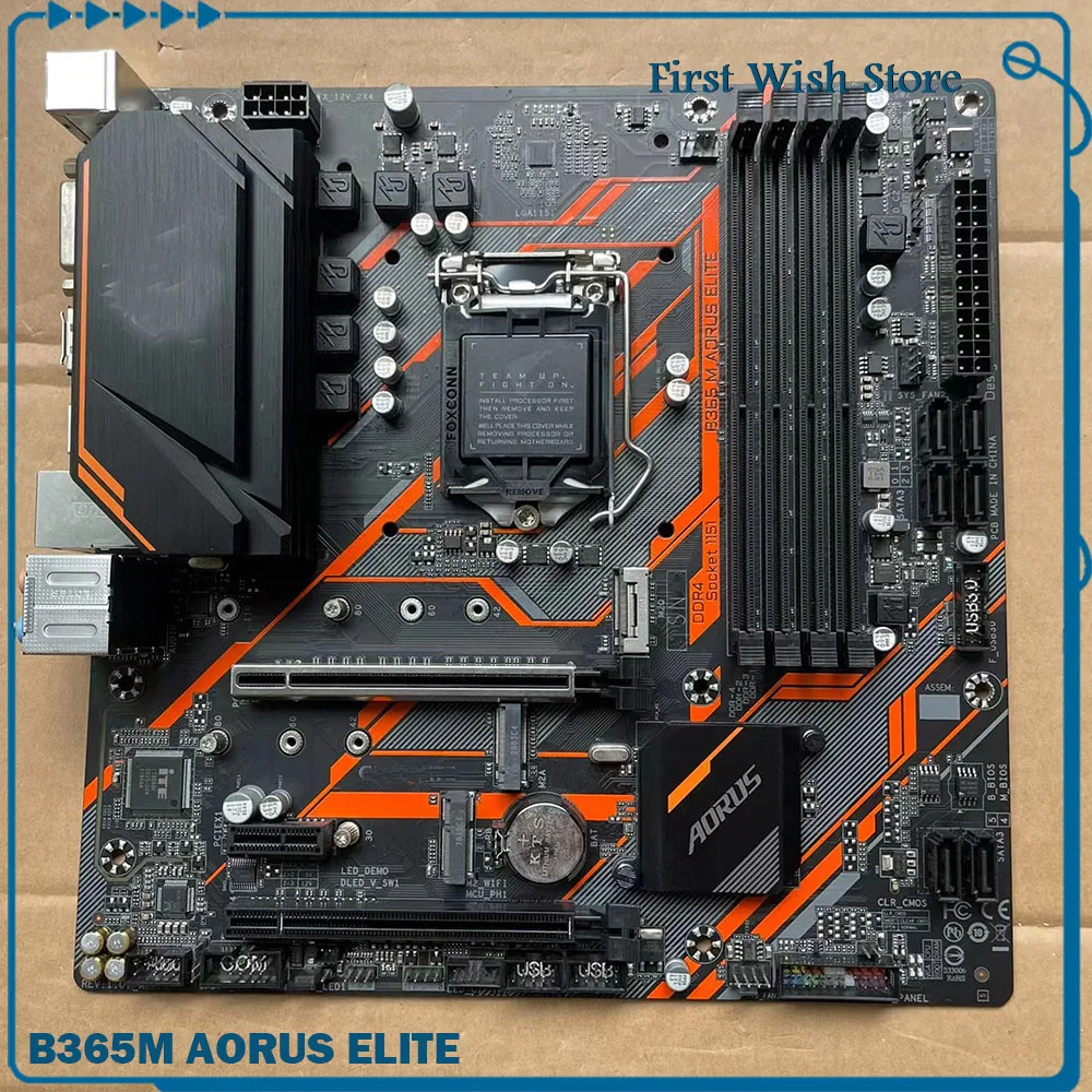 

For G-i-g-a-b-y-t-e motherboard 9th gen B365 mATX DDR4 M.2 SATA USB B365M AORUS ELITE