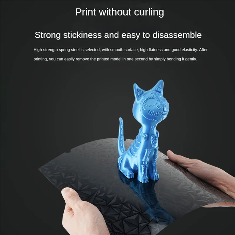 PEI + PEO lembar cetak Hot Bed Plate 235mm x 235mm untuk S1/ujung-5 S1/K1Pei heared Bed 3D Printer bagian