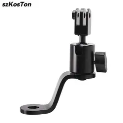 Aluminum Motorcycle Rearview Mirror Mount Bracket Holder For GoPro12 11 10 9 8 APEMAN AKASO DJI Osmo Action 3 4 Insta360 X3 GO 3
