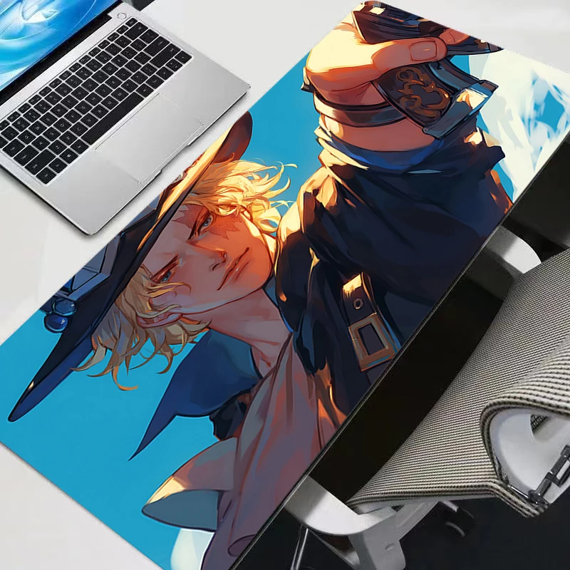 Tapis de souris One Piece Sabo Anime Gamer, grand tapis de bureau XXL pour clavier et souris, tapis en caoutchouc pour jeux, tapis de souris pour ordinateur portable