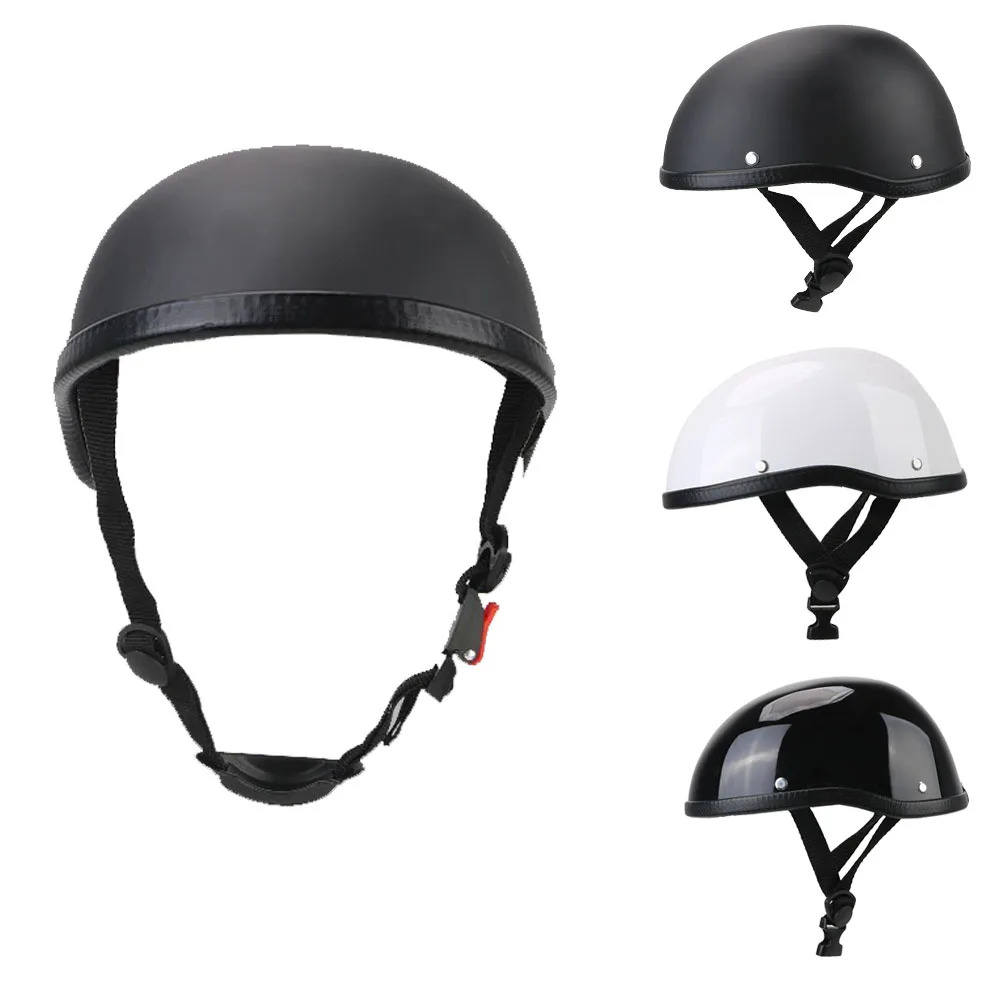 

1 шт., мотоциклетный шлем, велосипедный унисекс, защитная защита для езды на велосипеде, половина лица, ретро, винтажный, сверхлегкий, модные аксессуары для мотоциклов