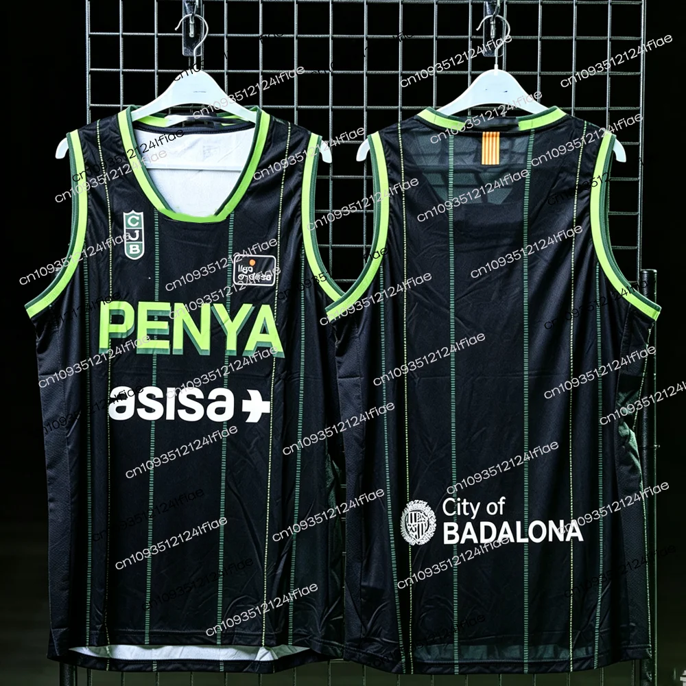 26/27 New Season Kids' Loose  Breathable Sports Tank Top Joventut Spanish Basketball Special Edition Kit for Spanish Fans