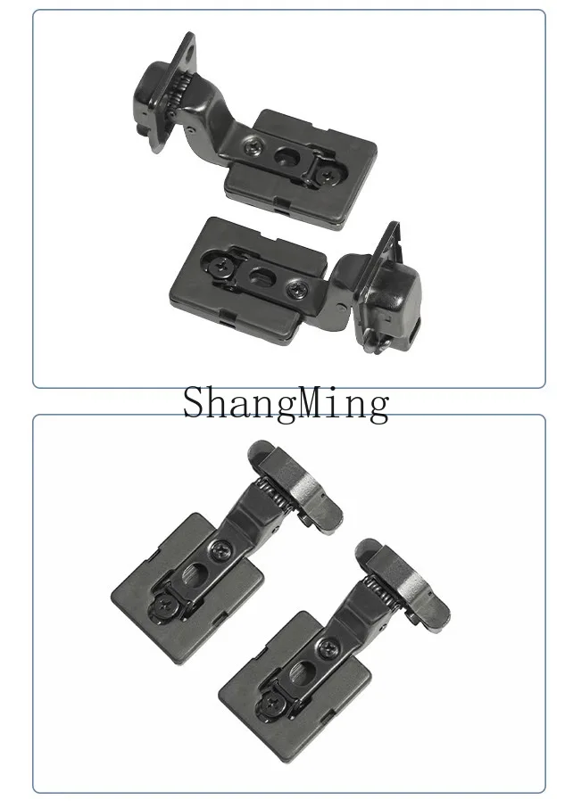 DSA ultra-thin hinged short arm hydraulic damping buffer cabinet door adjustable hidden wardrobe cabinet door hinge