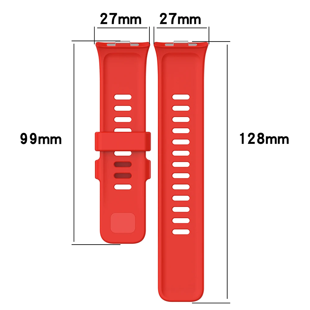 Original Silicone Strap For Redmi watch 6 5 4 Wristband For Xiaomi Band 9 8 Pro Correa Bracelet Band Watchband Sport Accessories