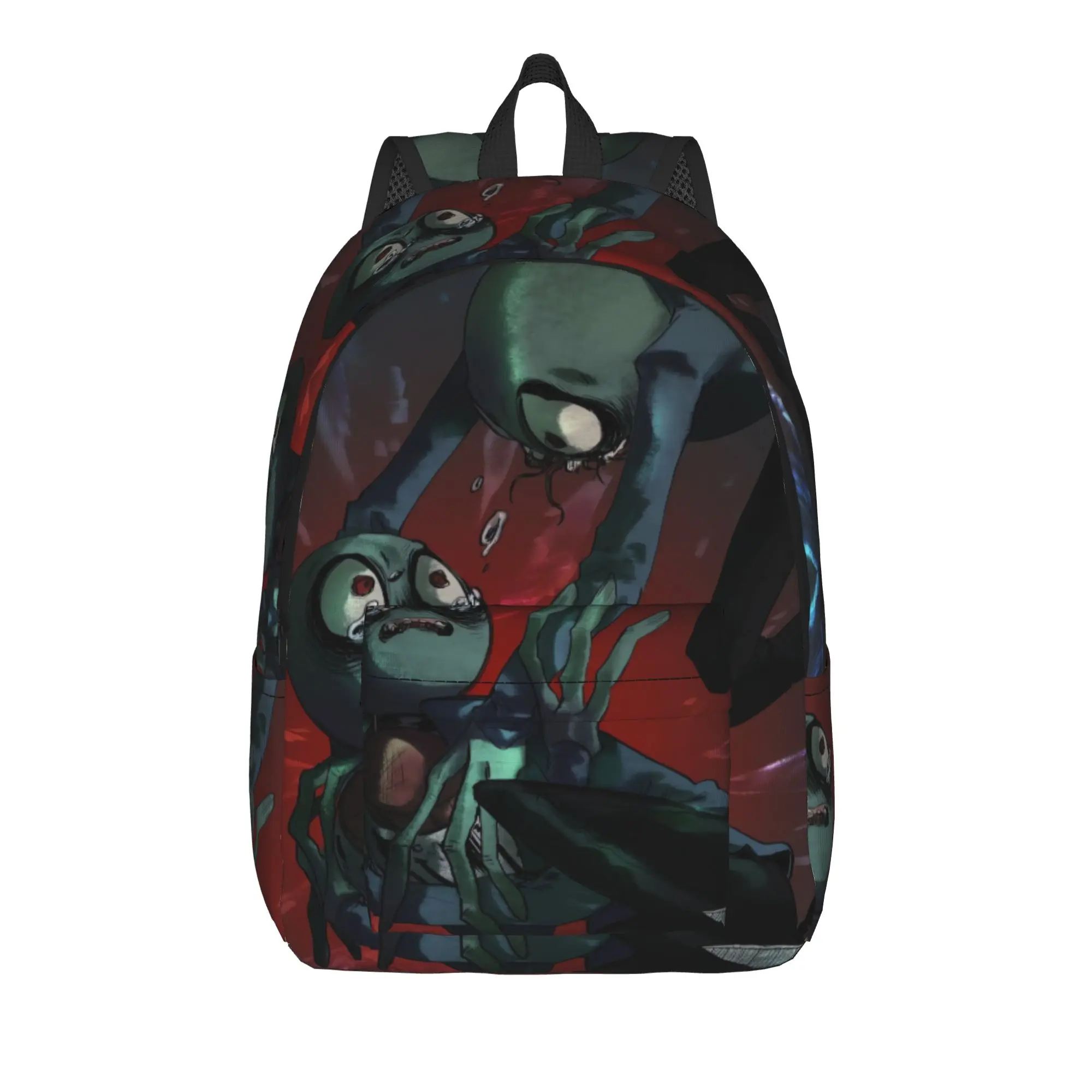 David Firth Salad Fingers Y2K Horror Backpack Student Print Backpacks Polyester Kawaii School Bags Camping High Quality Rucksack