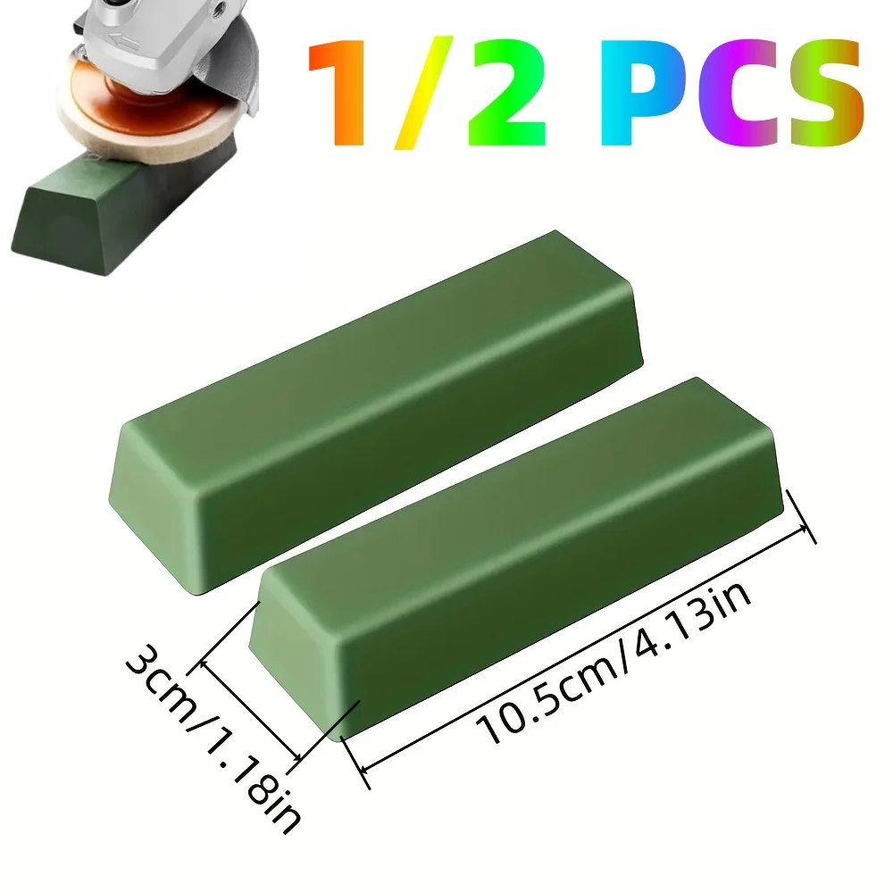 

1/2pcs Green Polishing Paste Abrasive Paste Metals Polishing Wax Paste Polishing Compound Abrasive Paste