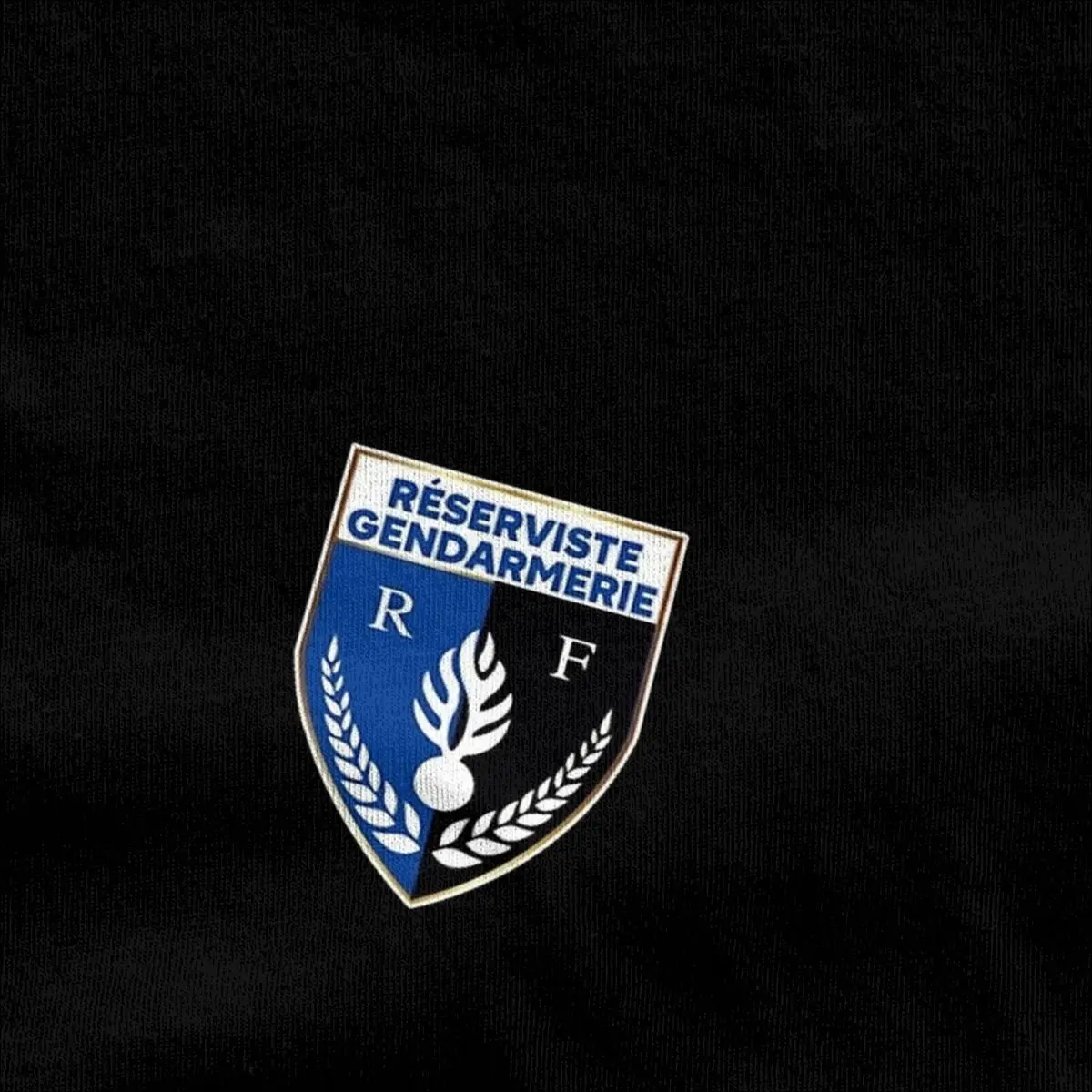 National Gendarmerie T Shirt Summer Police Reservist Insignia Vintage T Shirts Cotton Tee Shirt For Men Short Sleeve Casual Tees