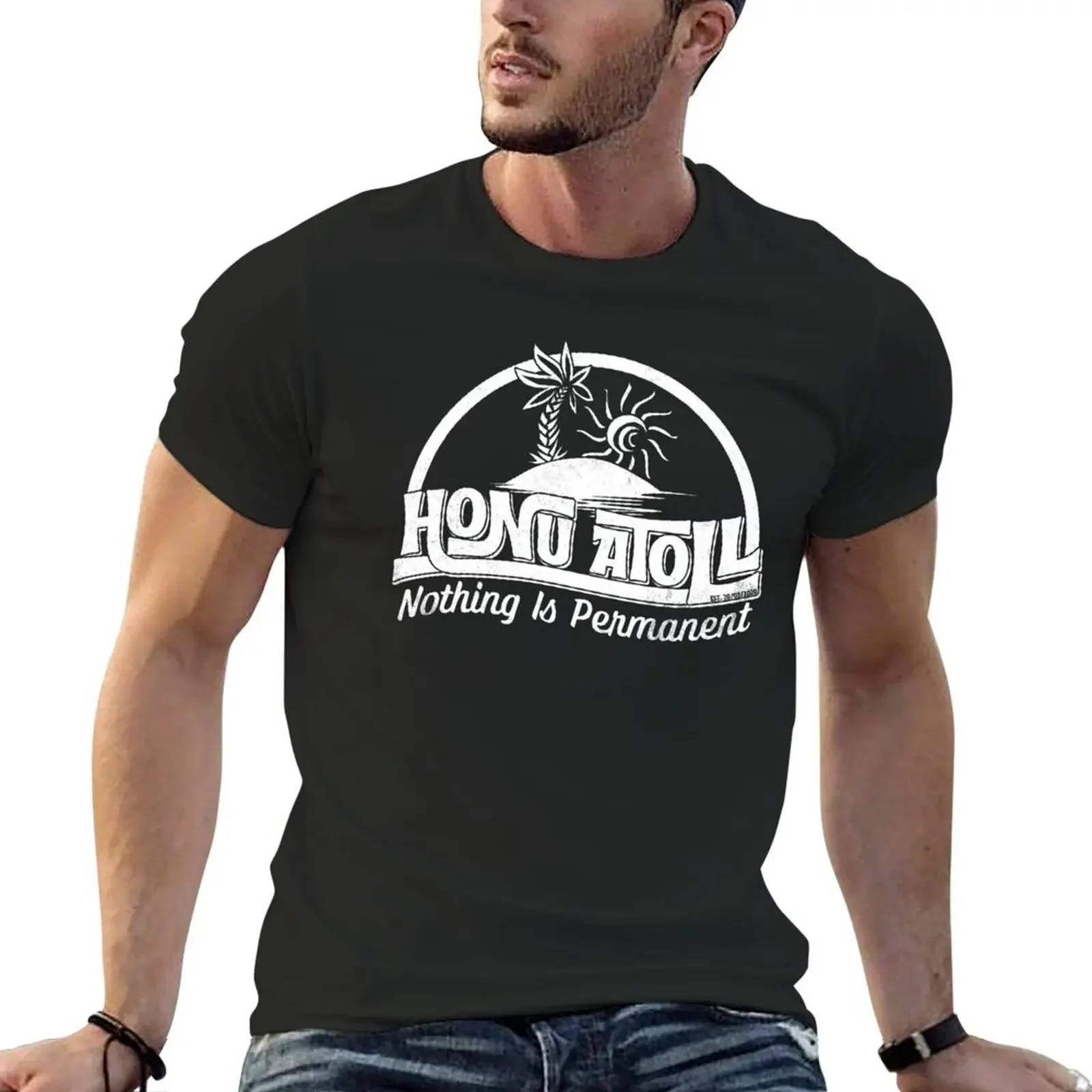 HONU ATOLL - Nothing Is Permanent T-Shirt baggy shirts luxury t-shirt cute clothes Clothing shirts men