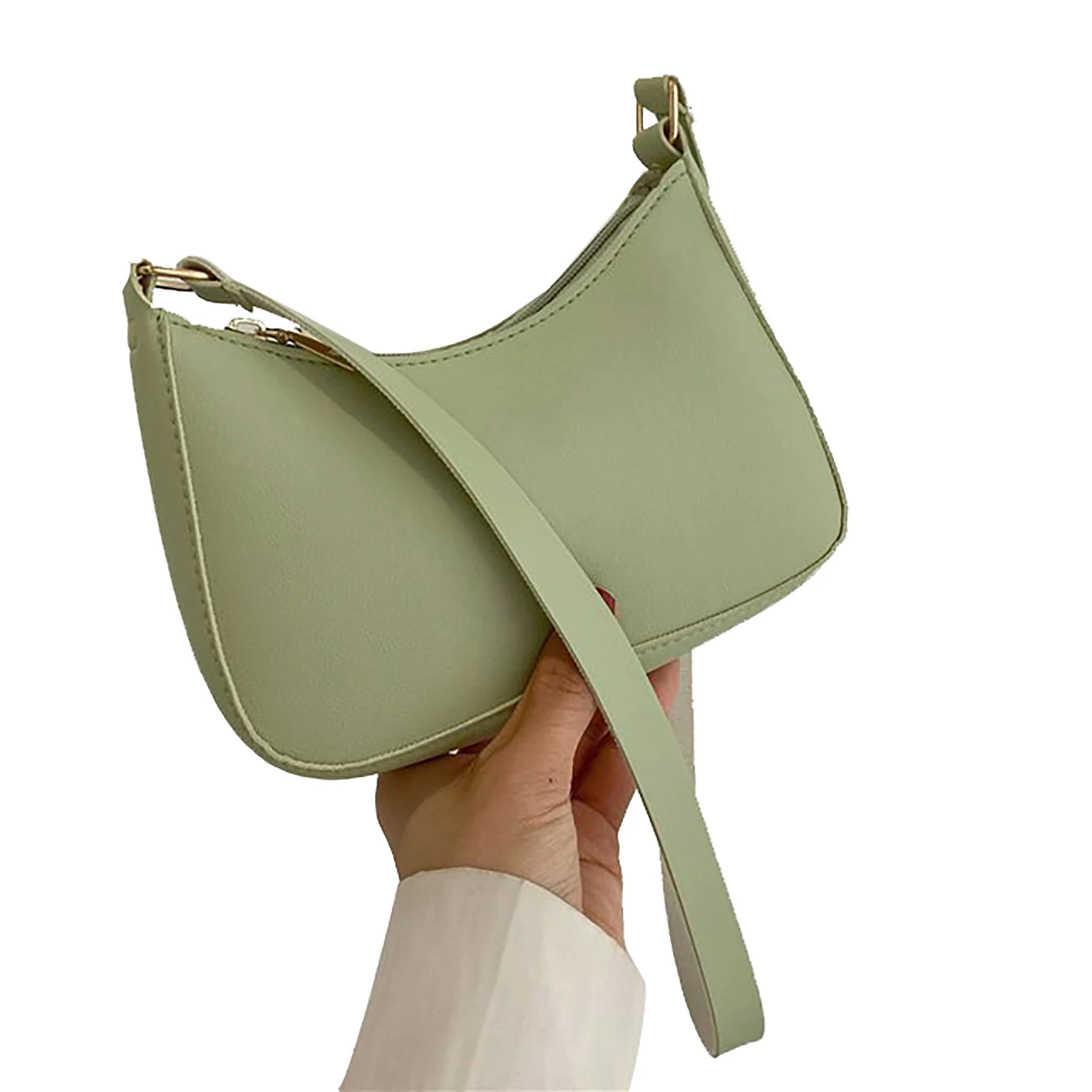 여성용 소형 숄더백 지갑, 홍콩 스타일 대용량 스퀘어백, 핑크 다크 다크 브라운 화이트 카키 그린 블랙 색상 