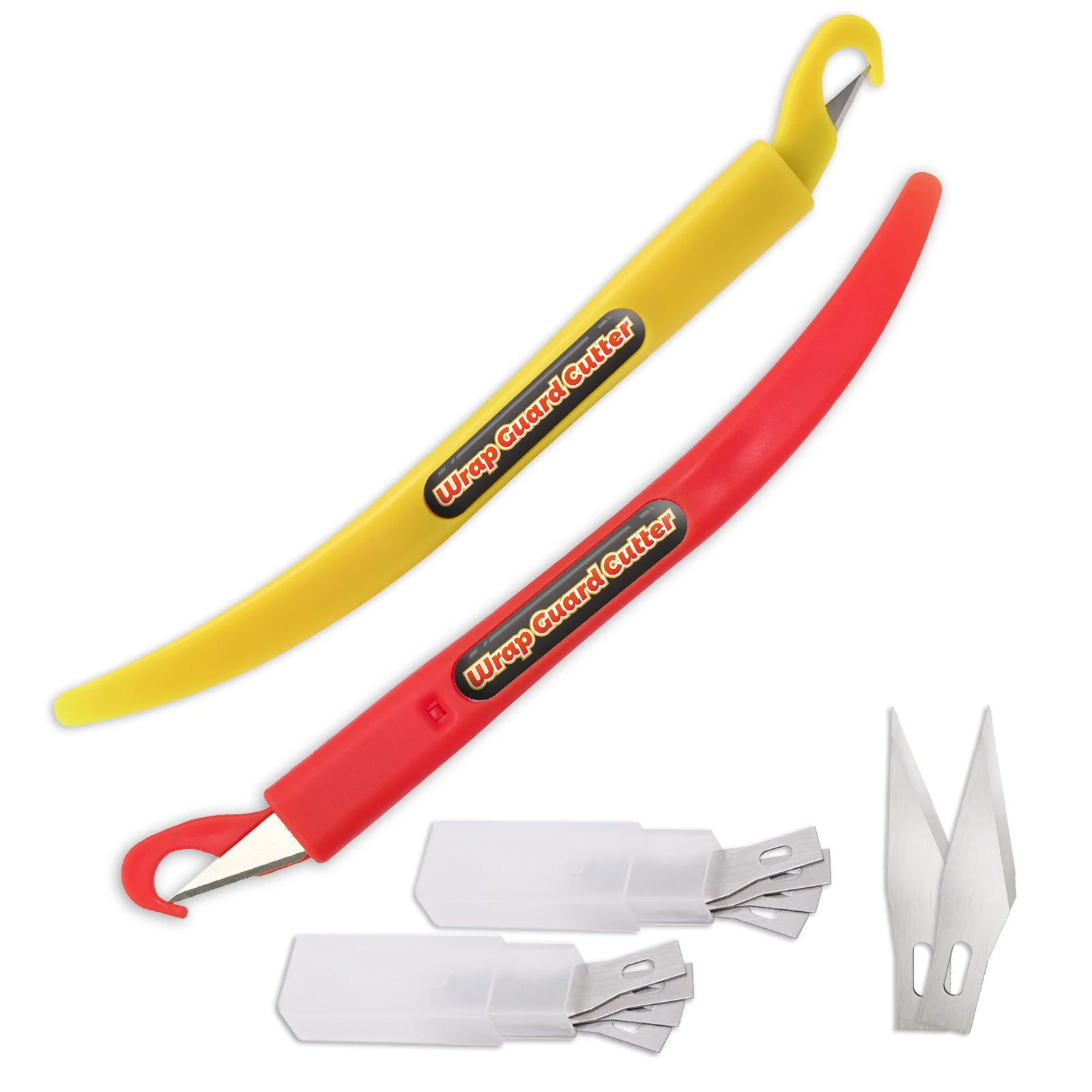 FOSHIO Car Wrap Film Trimming Knife Window Tinting Door Edge Covering Vinyl PPF Tucking Squeegee Applicator Safety Cutting Tool