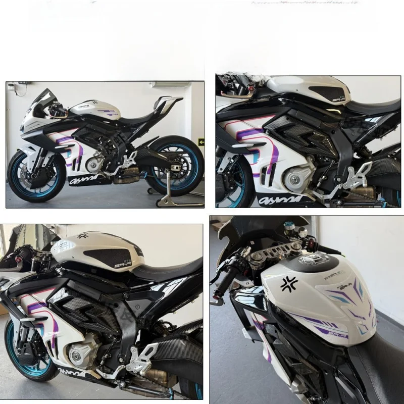 Osłona motocyklowa Shark Shell Shroud Surrounds Side Fairing Panel Frame Guard Protector Cover do CFMOTO 675SR 675SR-R 675SRR 2024 2025