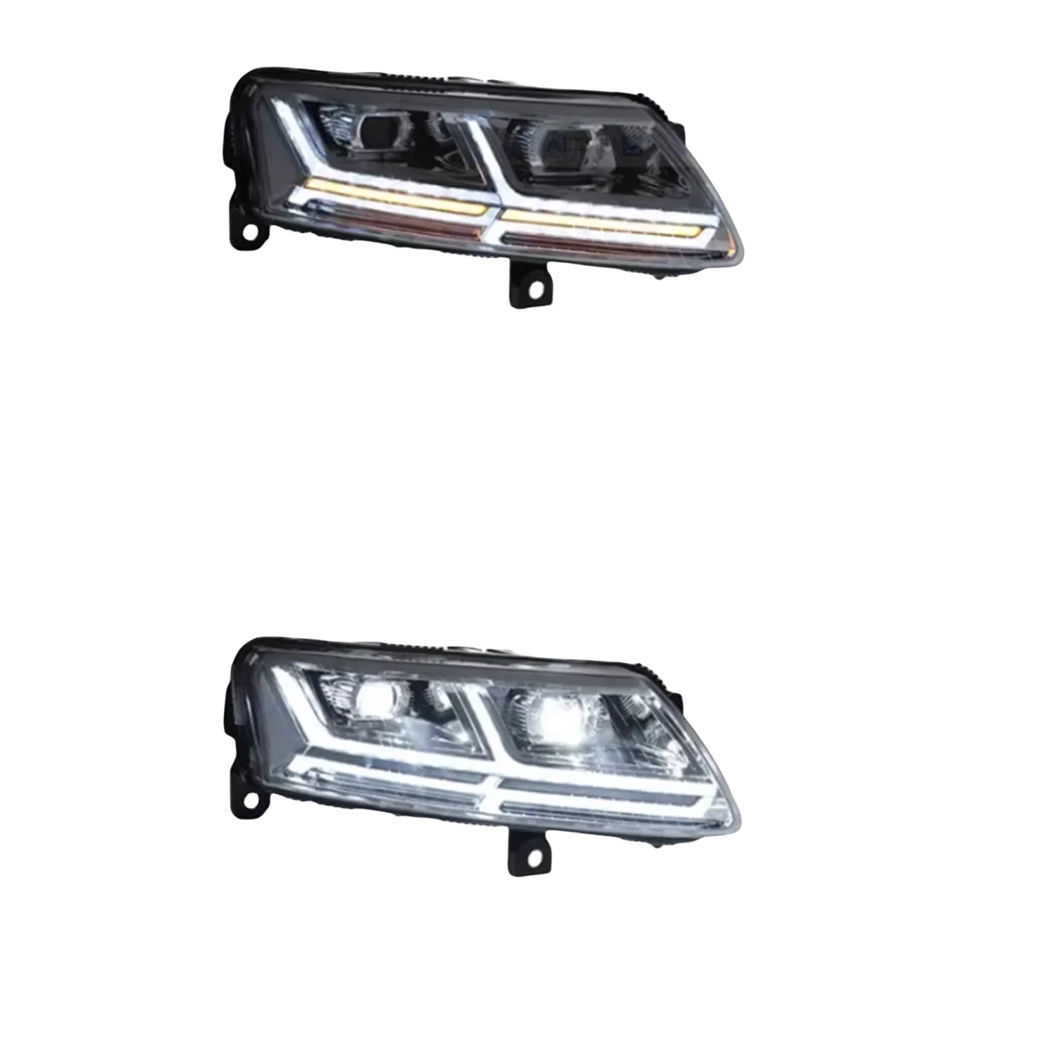 Car Front Led Headlight for Audi A6L 05-11 Daytime Running DRL Head lamp Low High Beam