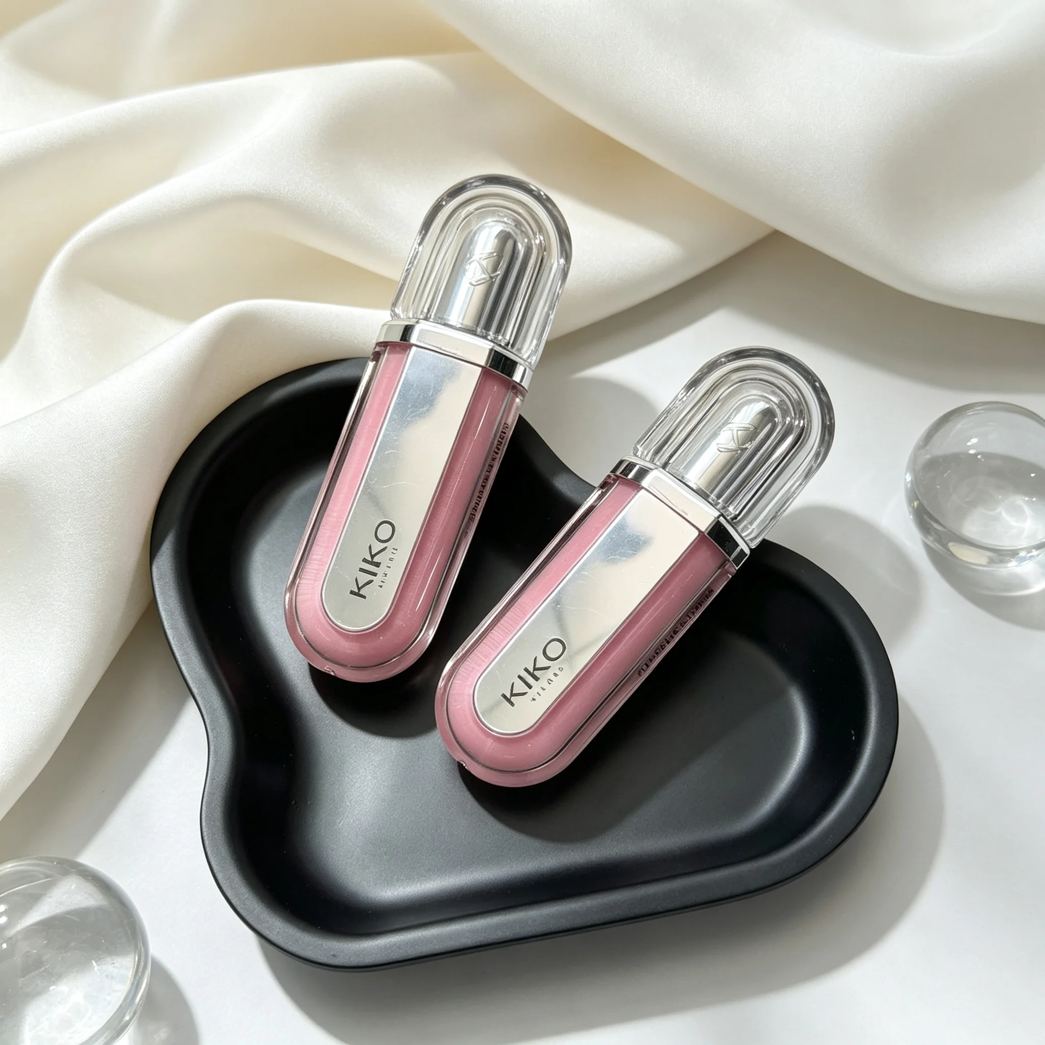 New KIKO 3D Liquid Lip Gloss for Glass Lips Transparent Mirror Finish Moisturizing Plump Bright Long‑Wear Lip Beauty Product