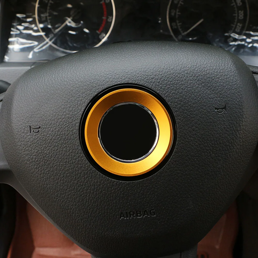 Car Steering Wheel Cover Trim For VW Amarok Tiguan Passat B7 Golf MK6 MK7 MK7.5 Caddy Jetta Polo MK5 Scirocco Sharan Accessories