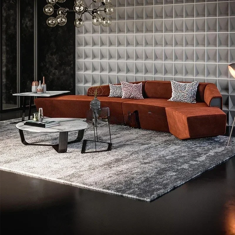 A Creative large apartment personalized multi-person sofa
