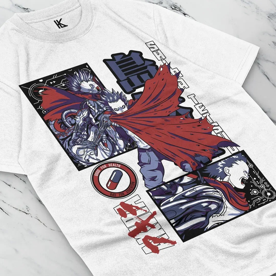 Tetsuo Shima Japanese Anime Mens T-Shirt 100% Cotton All Size