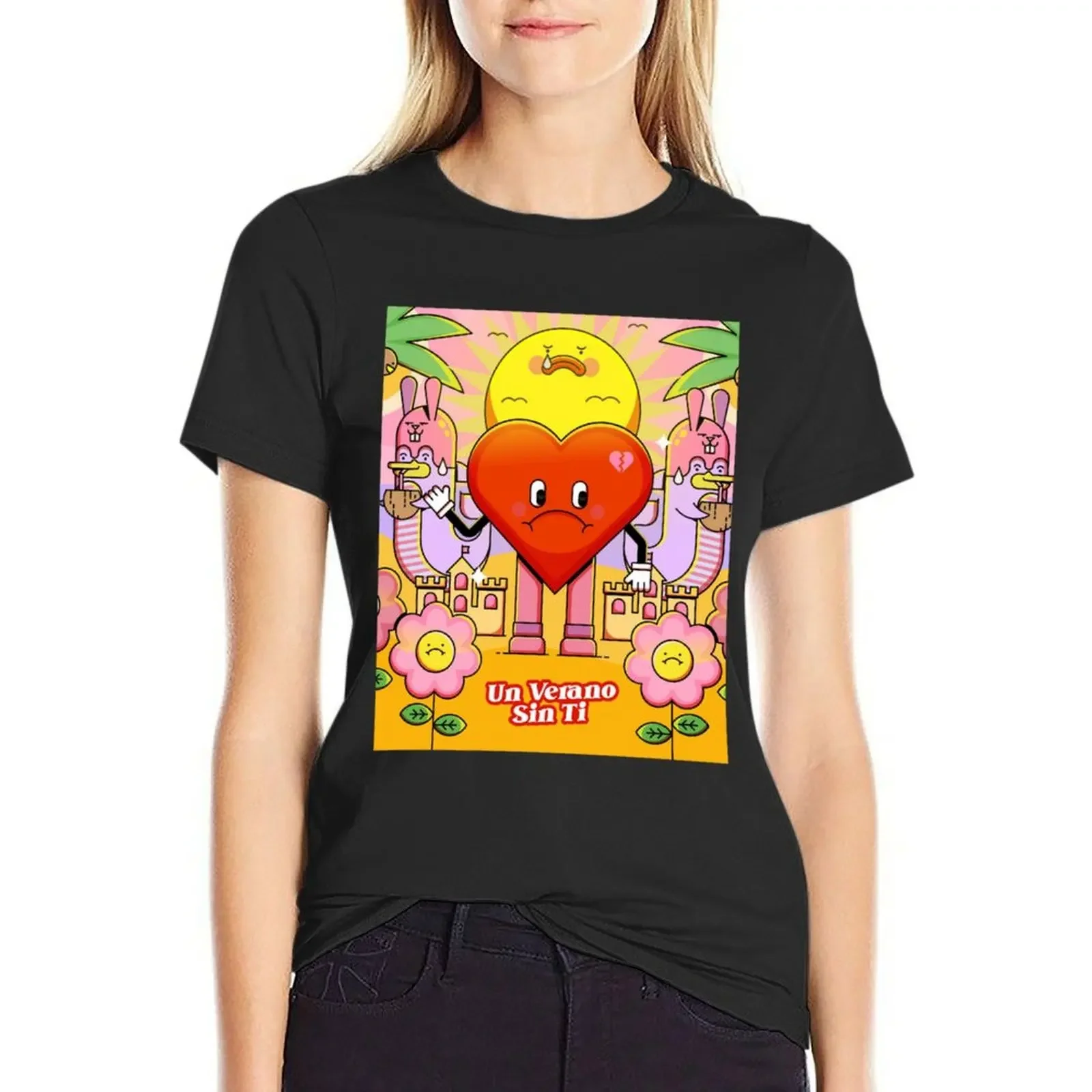 

Un Verano Sin Ti(2) T-Shirt aesthetic clothes customs funny sports fans ariat shirts for Women