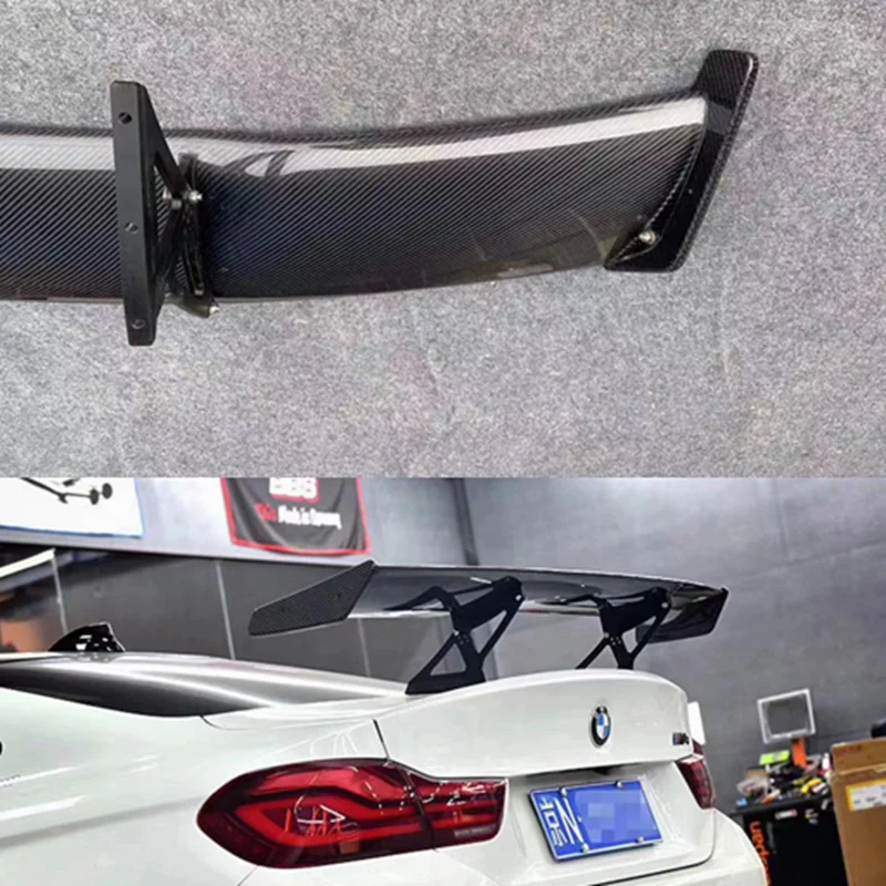 Car Styling Carbon Fiber Modified Rear Spoiler Tail Wing For BMW 1M M3 F82 E87 E90 E92 E93 F30 F10 Revozport Style