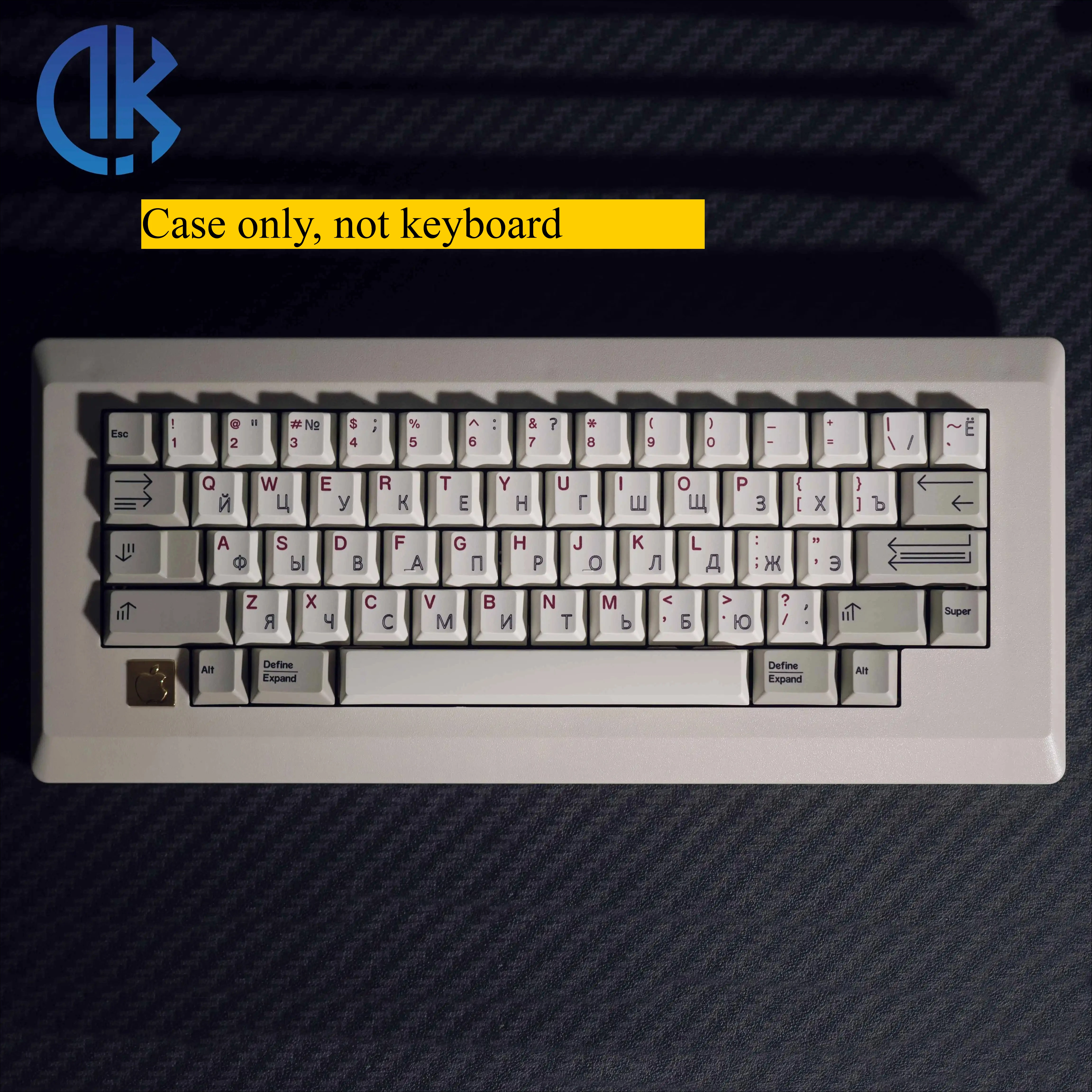 M0110 Case for HHKB layout 7u and keyboard use poron sound foam pack ixpe switchpad and case film