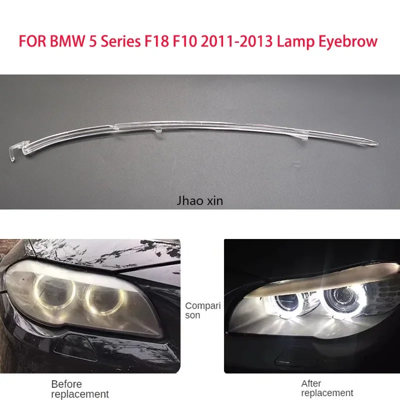 FOR BMW 5 Series F18 F10 2011-2013 Car Headlight DRL Light Guide Plate Light Daytime Running Light Guide Angel Eye Lamp Eyebrow