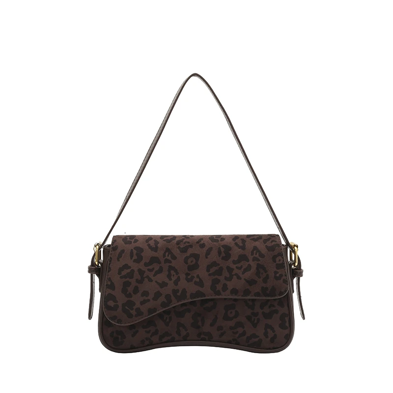 

Vintage Faux Suede Underarm Bag for Women New Design Flip Cover Magnetic Buckle Versatile Single Shoulder Bag Commuting Work