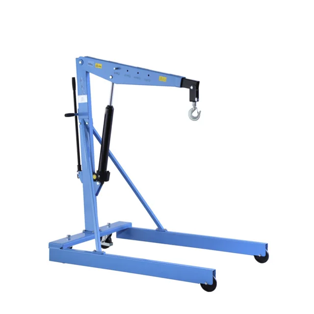 Cheap Price 0.5t-2t Manual Hydraulic Shop Crane Engine Hoist