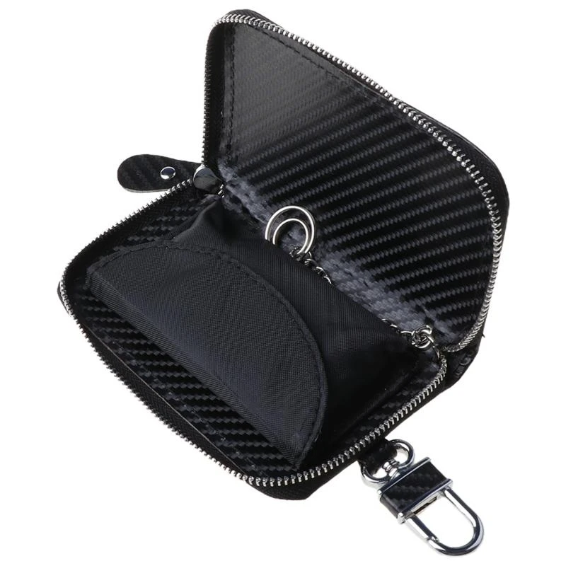 Auto Schlüssel Signal Blocker Fall Signal Schild Fall Schutz Tasche Für Auto Schlüssel Ring Keyless RFID Blocking Tasche Zubehör – Detail 10