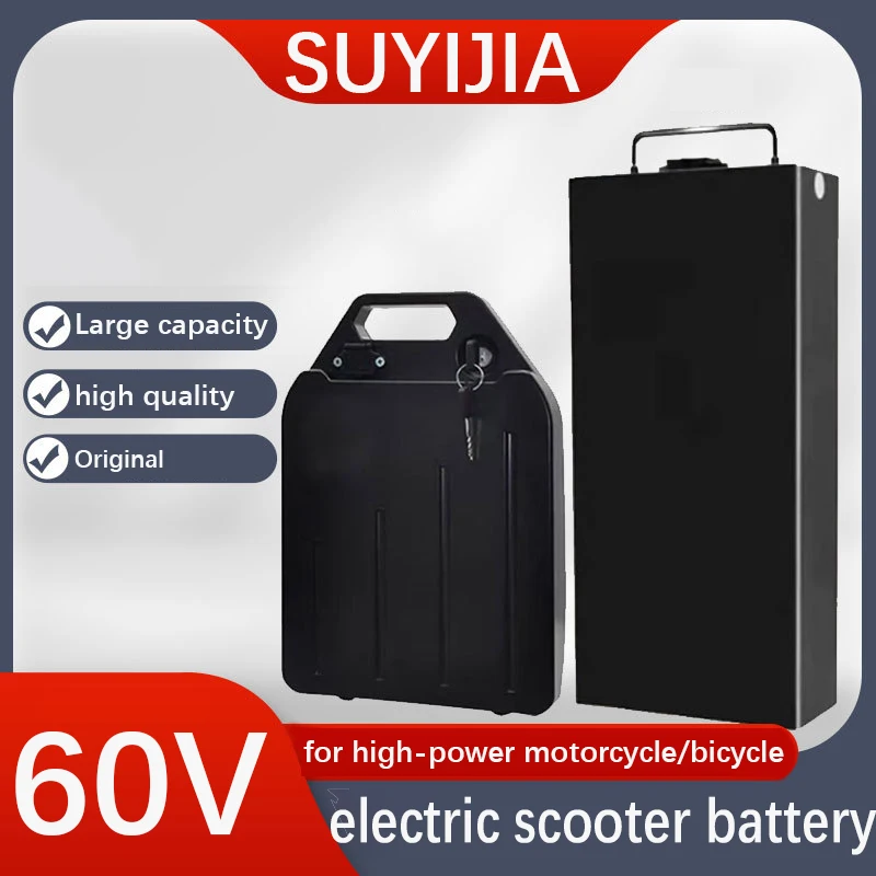 

Новый аккумулятор для электрического скутера 60 В, 20 Ач-40 Ач, подходит для мощного мотоцикла/велосипеда, водонепроницаемый литиевый аккумулятор + зарядное устройство 67,2 В