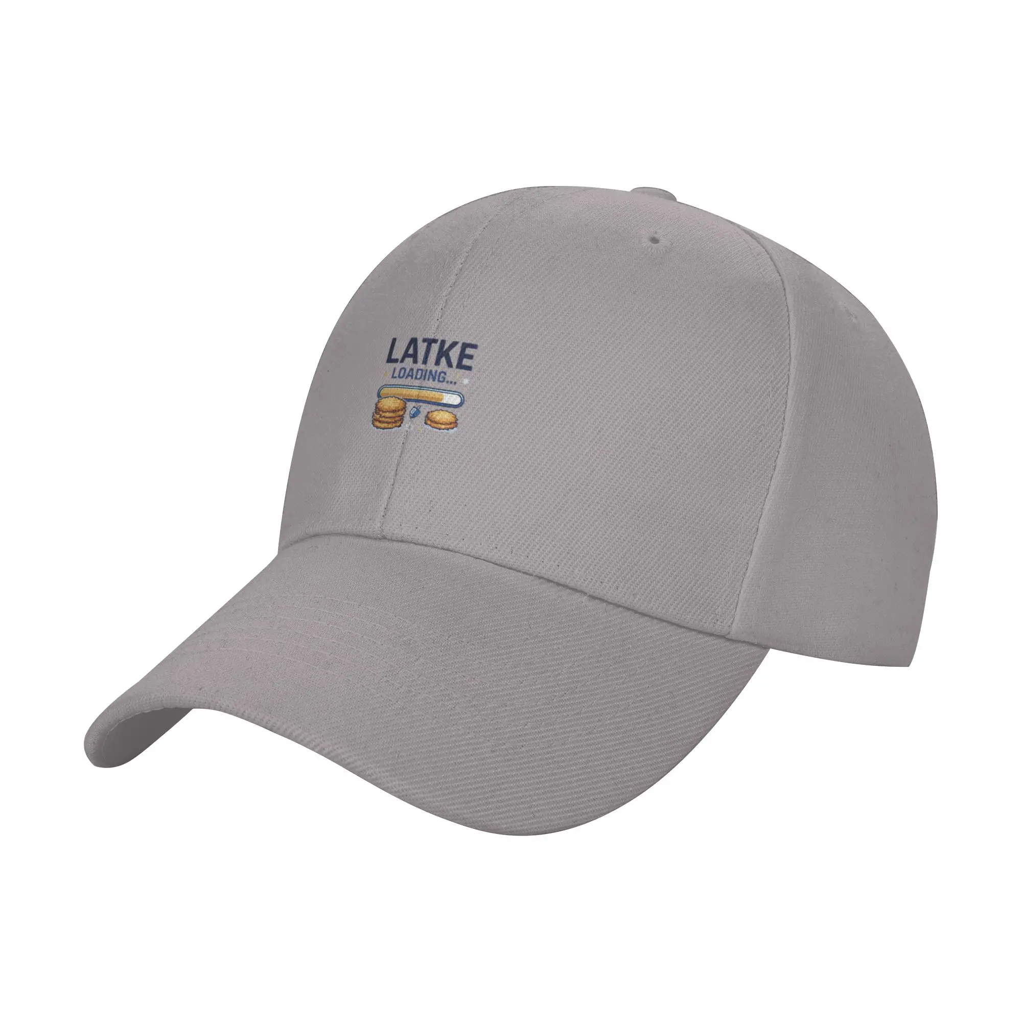 Hot Sale Latke Loading Funny Hanukkah Potato Pancake Baseball Cap  Everyday Summer Hat  Surf Trip Summer Hat