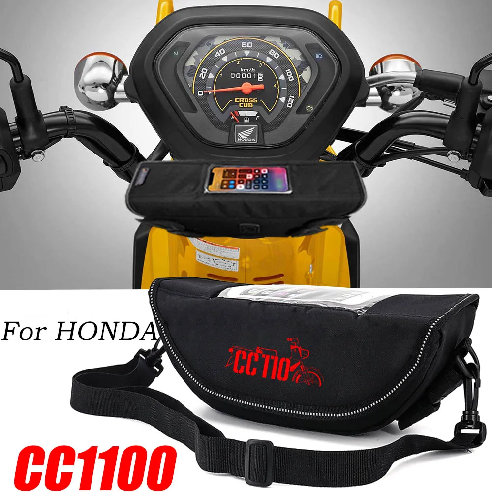 

For Honda CC110 CC 110 Motorcycle accessory Waterproof And Dustproof Handlebar Storage Bag navigation bag