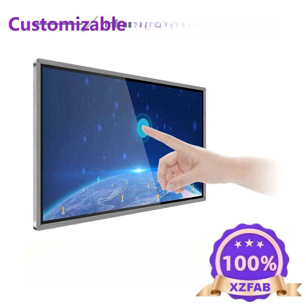 Factory Direct 2026 Wall-mounted indoor 4k display advertising player touch screen LCD digital signage display