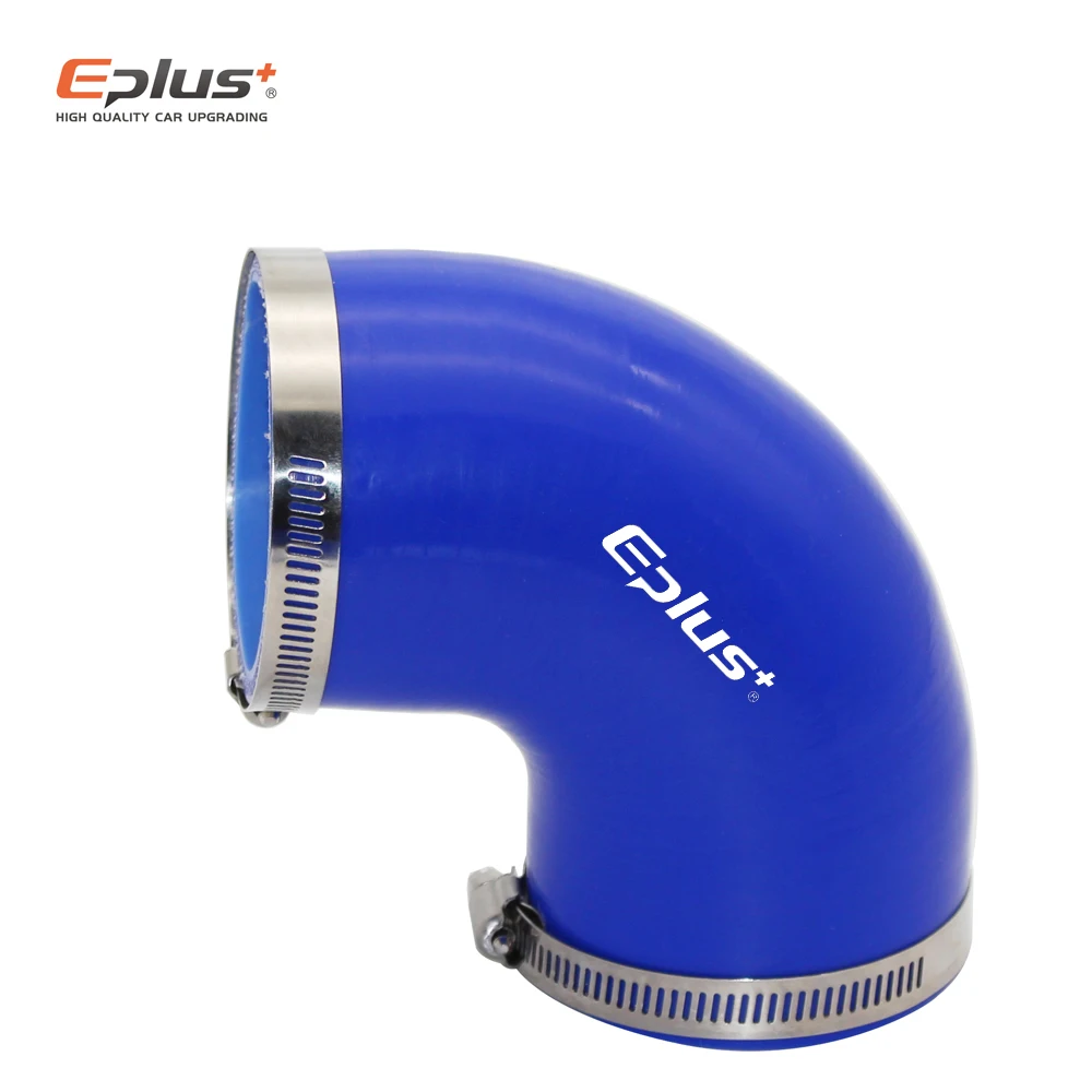 EPLUS خرطوم السيليكون 90 درجة موصل المخفض محول الأنابيب أزرق أسود أحمر مقاومة درجات الحرارة العالية هلام السيليكا العالمي #6