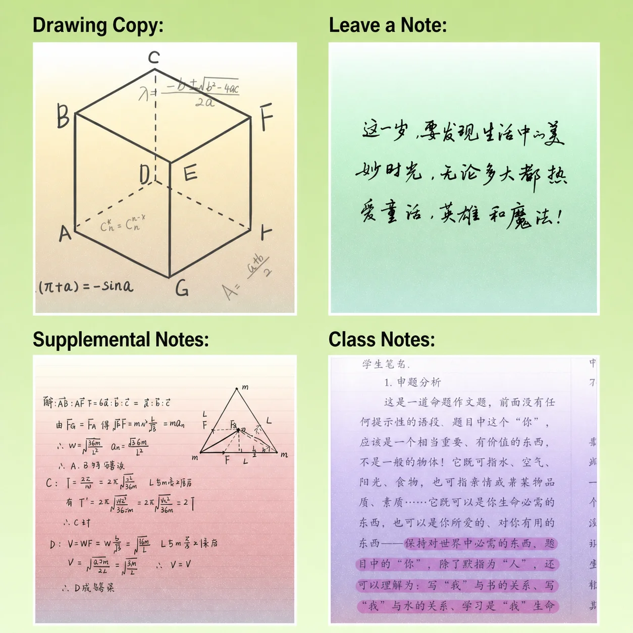 Transparent Sticky Memo Pad Transparent Pearlescent Memo Pad Repositionable Memo Pad Compact For Office Textbooks Notebooks