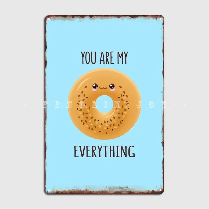 My Bagel Metallschild Club Party Club Bar Druckplaketten Blechschild Poster